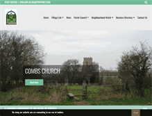 Tablet Screenshot of combsvillage.org.uk
